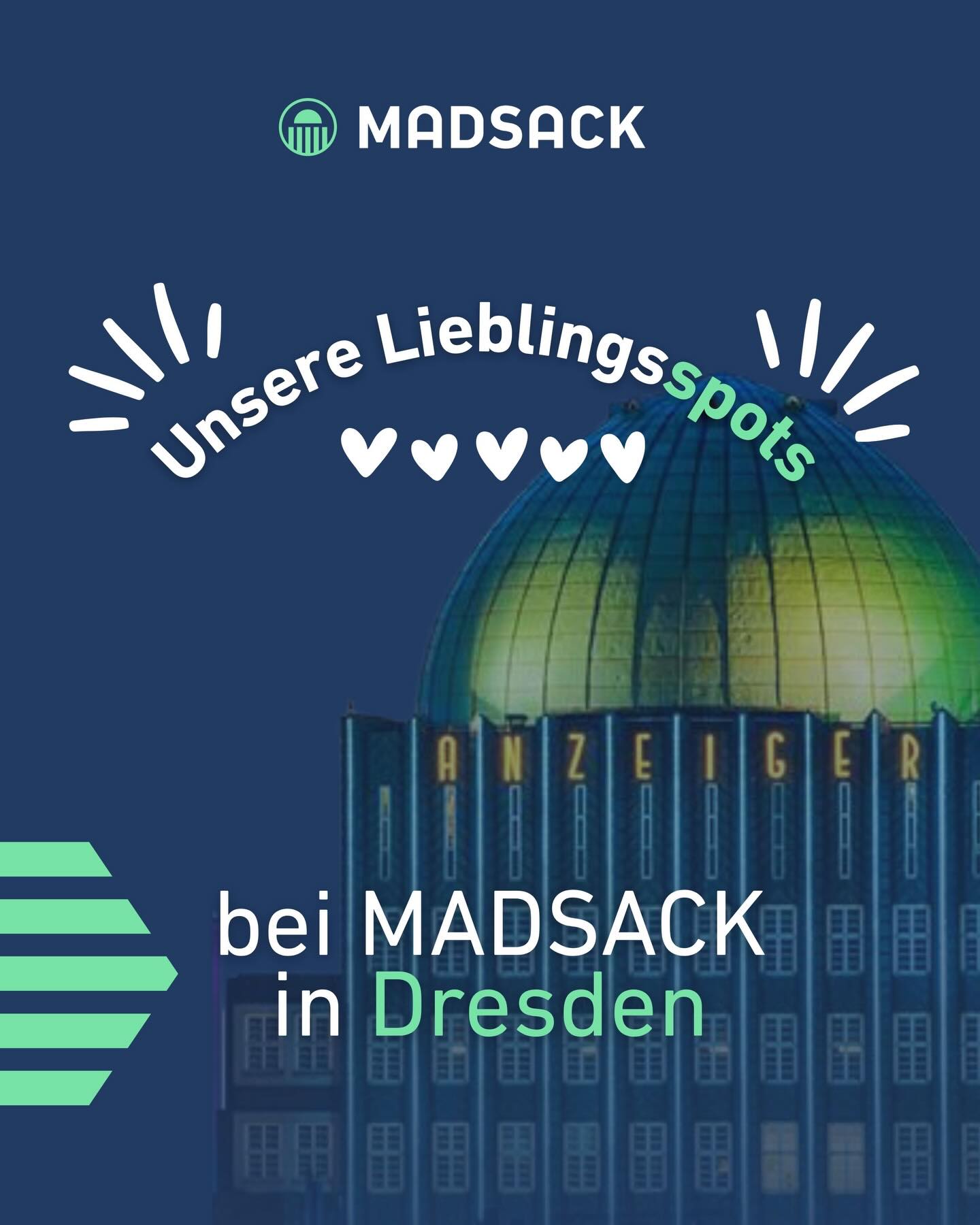 Kantine, Birkenw&auml;ldchen, Dachterrasse & mehr &ndash; das sind unsere Lieblingspl&auml;tze in Dresden! ☀️

Hier entstehen die besten Gespr&auml;che, die n&ouml;tige Auszeit und manchmal auch die gr&ouml;&szlig;ten Ideen. 
Ob du lieber drau&szlig;en im Gr&uuml;nen bist oder mit Kaffee und Ausblick in den Tag startest, bei uns findest du deinen Spot. 

Swipe dich durch und entdecke, wie Arbeiten bei MADSACK in Dresden aussieht. ✨

#TeamMADSACK #MADSACKStories #Lieblingsplatz #Dresden #KarriereBeiMADSACK