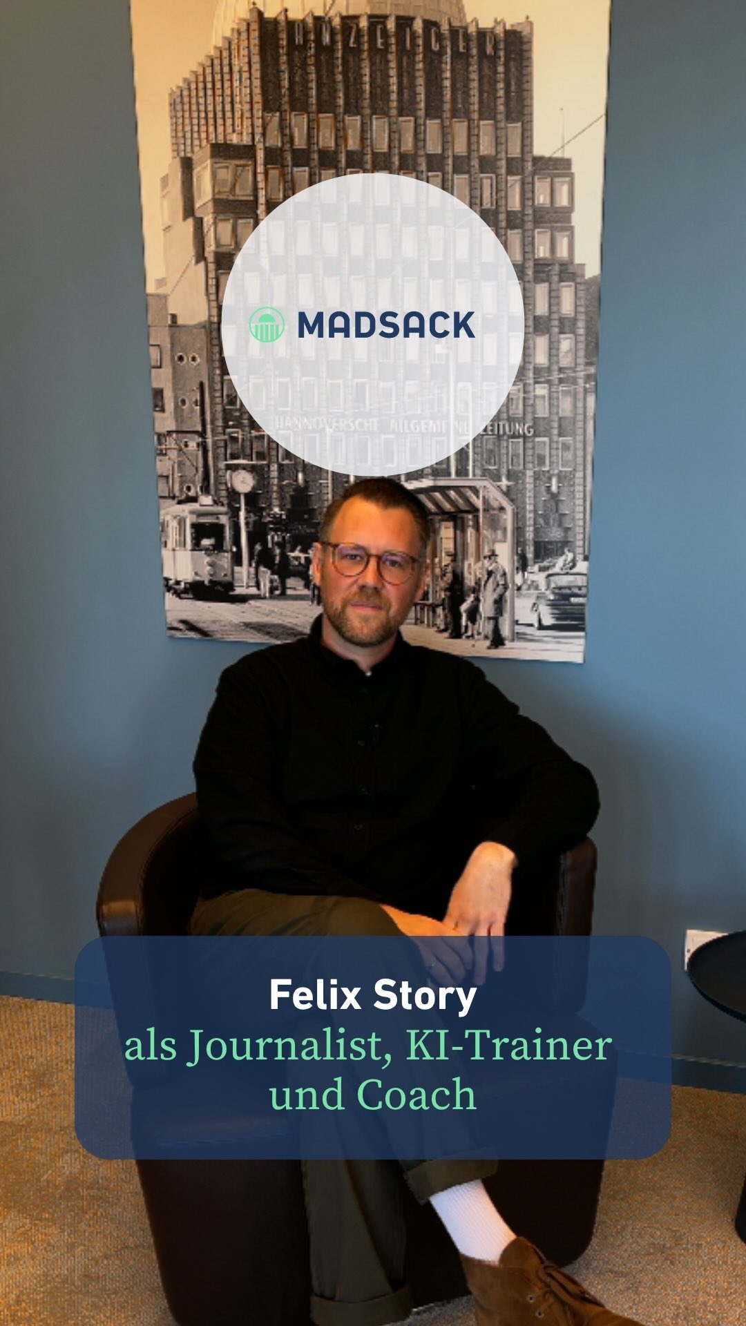 Qualifizierung bei MADSACK 🎓

Felix ist Journalist, KI-Trainer und Coach bei MADSACK und begleitet Redaktionen.
&bdquo;Ich arbeite fachlich mit den Kolleginnen und Kollegen zusammen an Themen, an Recherche, an Texten, aber auch mit den Teams f&uuml;r ein gutes Miteinander.&ldquo;

Durch die regelm&auml;&szlig;ige Zusammenarbeit entsteht Vertrauen &ndash; und das Wissen dar&uuml;ber, was man gemeinsam erreichen kann.

F&uuml;r mehr Infos schau ins Video. 🎥
&nbsp;
#TeamMADSACK #DeineStoryBeginntHier #Karriere #Qualifizierung